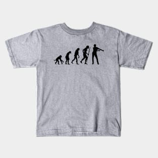 Evolution flossing floss dance floss like a boss (black) Kids T-Shirt